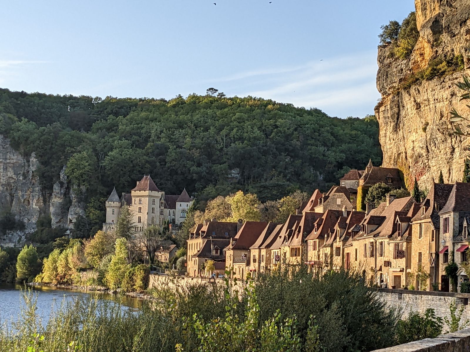 La Roque-Gageac au coucher du soleil